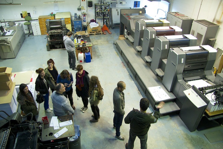 Visita a Lankorpe: impresión offset en la planta de las máquinas de impresión