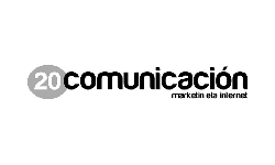 Logotipo 20 comunicación