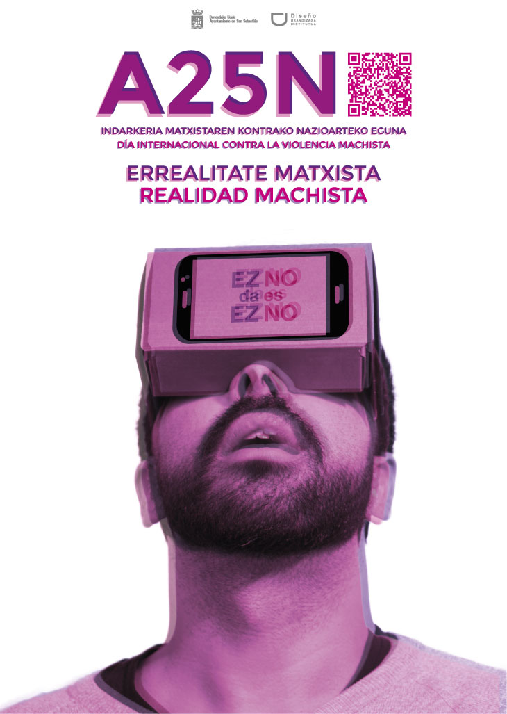 Cartel 25N Realidad Machista - Errealitate Mahista
