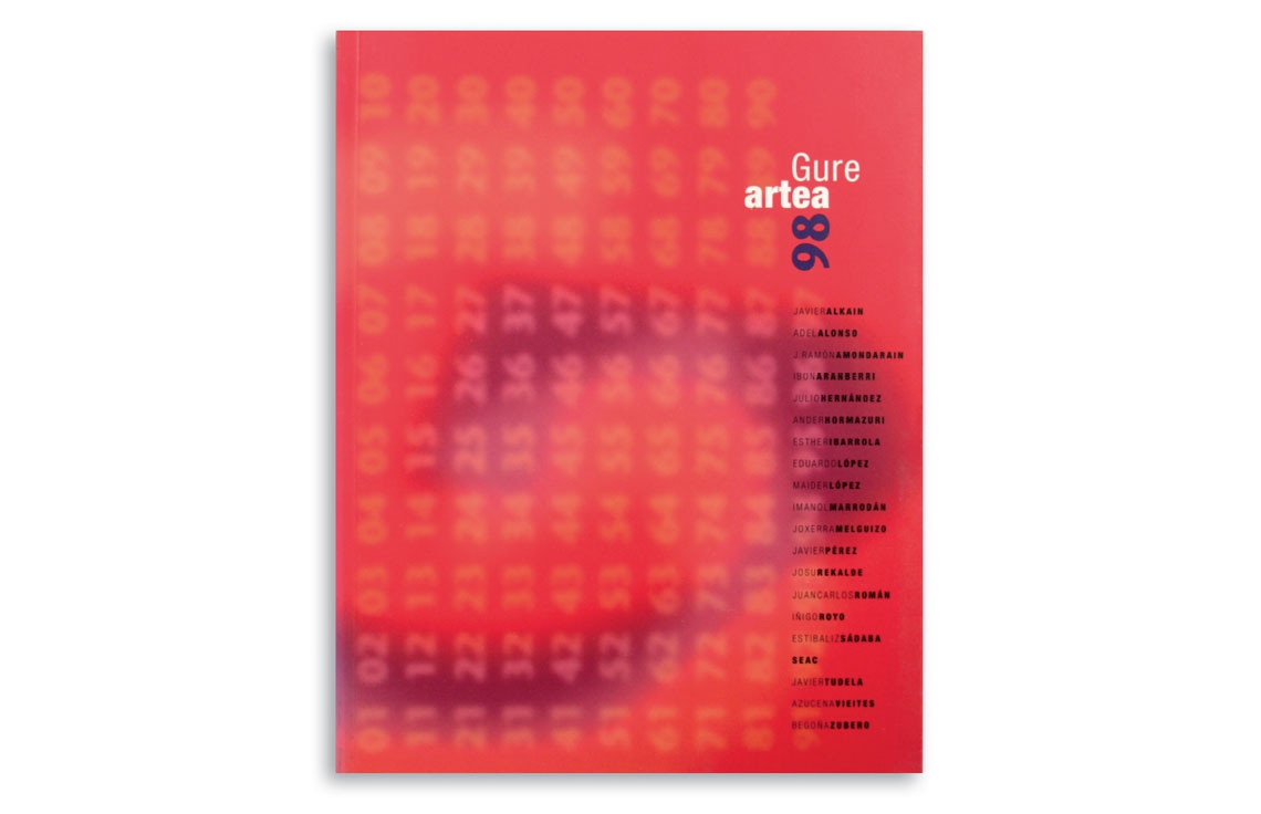Catálogo de exhibición de Gure Artea diseñado por Juan Luis Blanco