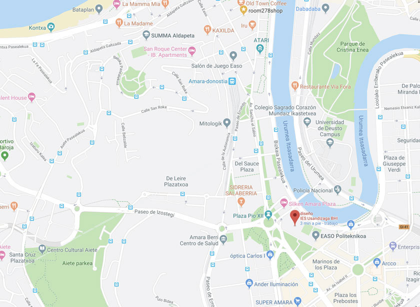 Google Map of usandizaga diseño