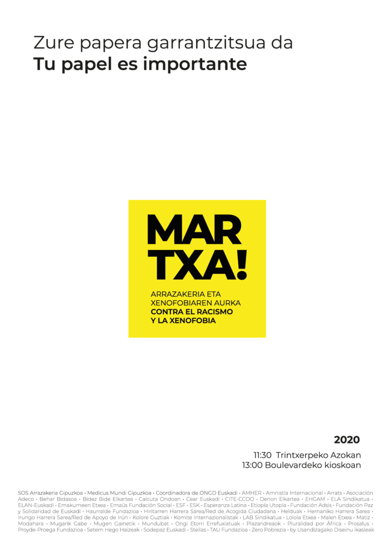 cartel martxa 2020