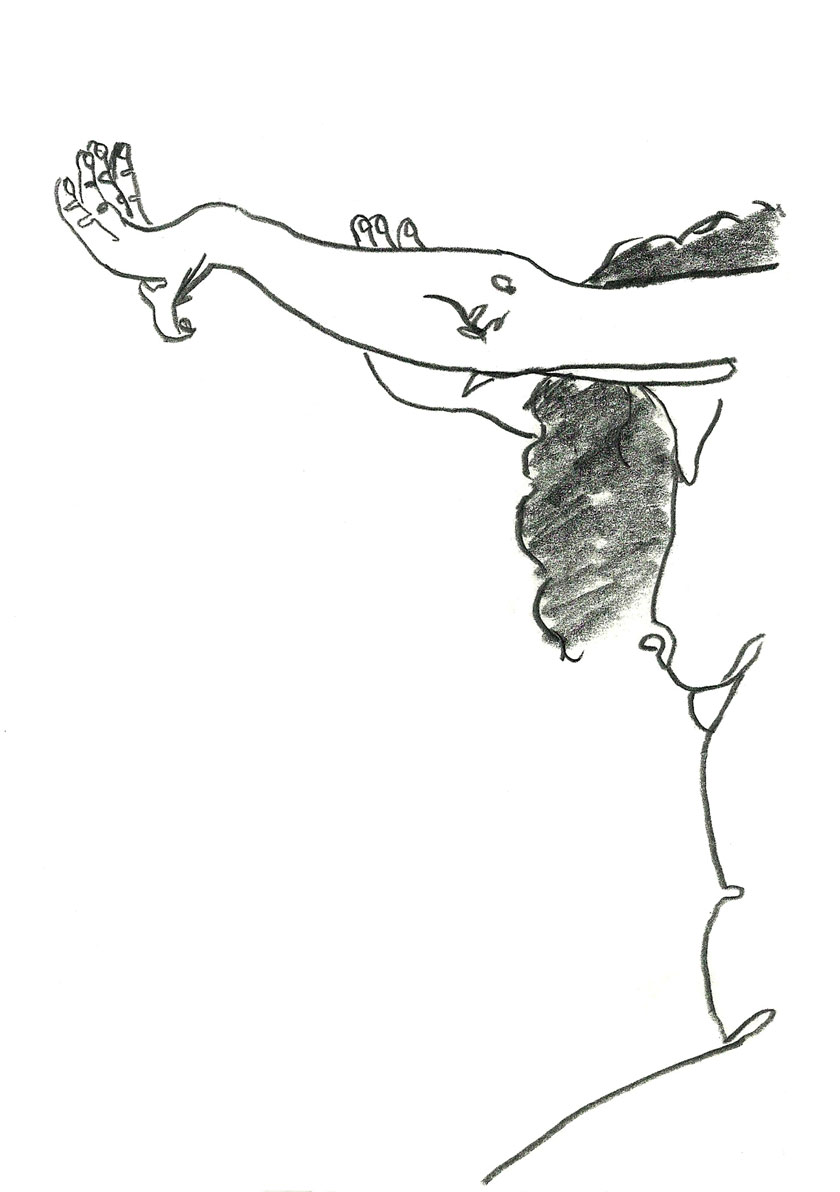 Janire Orduna, ilustradora dibujo del natural mujer