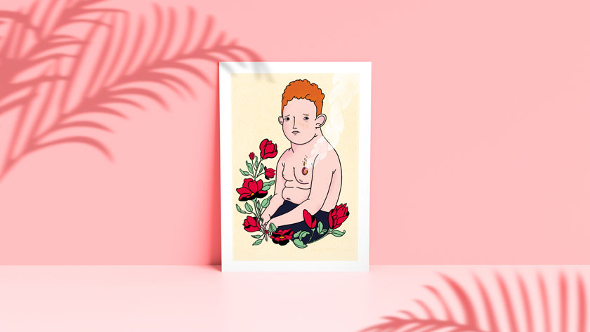 Janire Orduna, ilustradora: ilustración desamor0