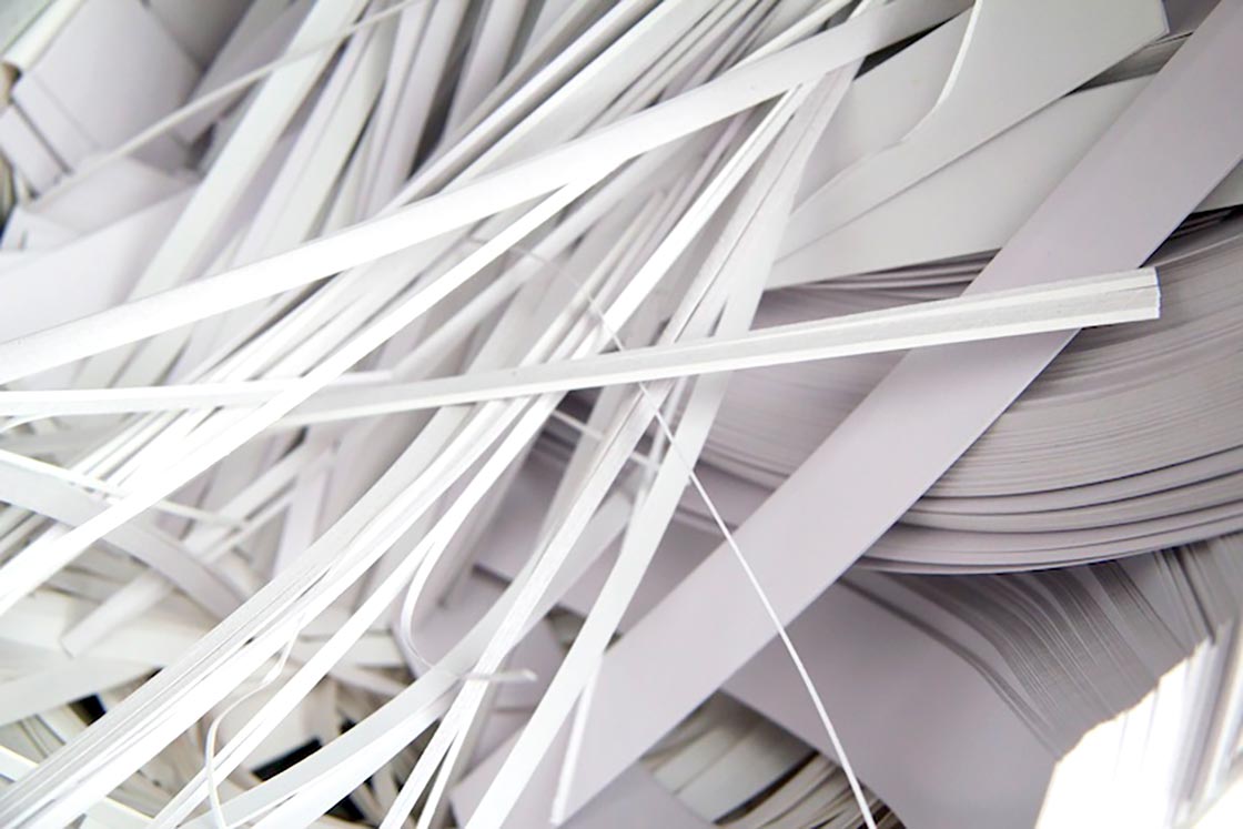 Tipos de papel: recortes de papel